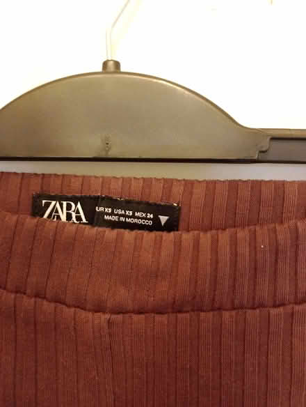 Photo of free ZARA Flared, Ribbed Trousers (Deptford) #3