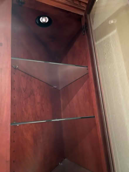 Photo of free Solid Wood Corner TV Armoire (Overland Park, KS) #4