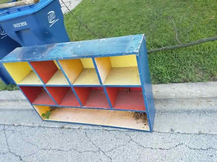 Photo of free Sturdy wood shelf (60193) #1