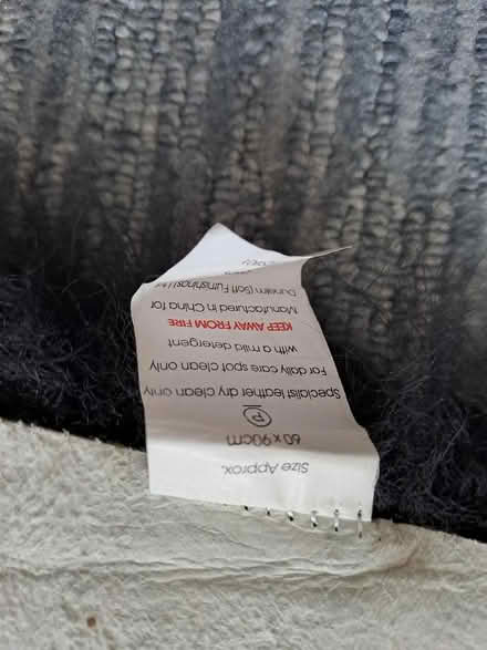Photo of free Black Sheepskin Rug (Harefield SO19) #3