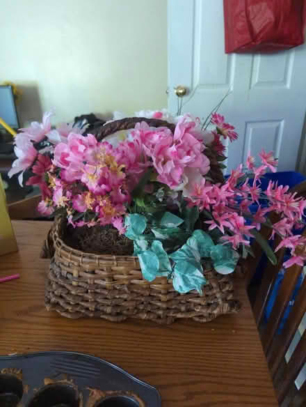 Photo of free Floral basket arrangement (2 feet by 3 feet) #1