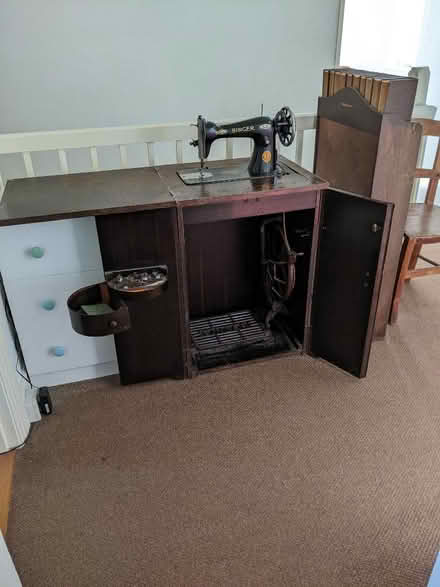 Photo of free Treadle sewing machine (Norton St. Philip) #3