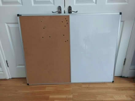 Photo of free Whiteboard/cork notice board combo (Marylebone W1G) #1