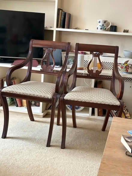 Photo of free 2 Carver chairs (Goatstown) #1