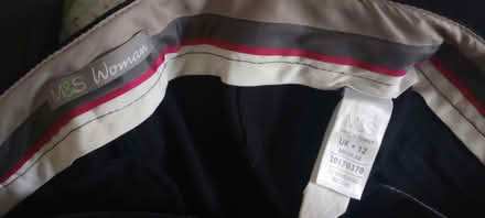 Photo of free M&S size 12 medium navy trousers (Saint George's CO2) #2