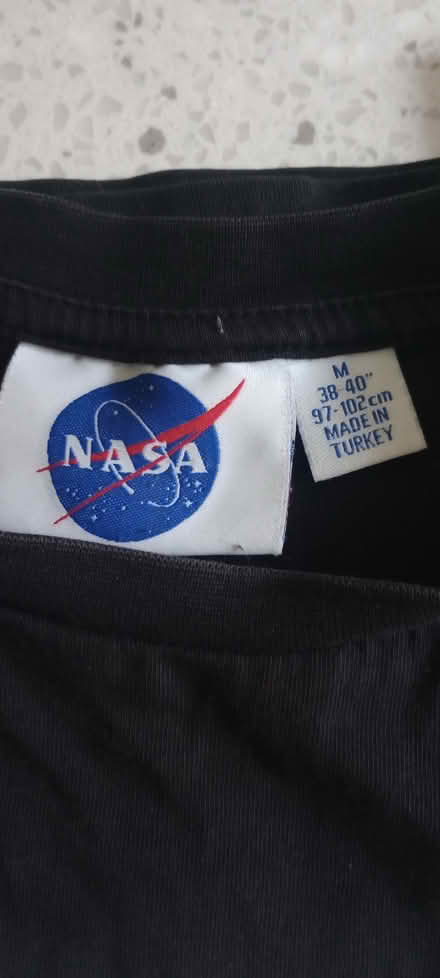Photo of free NASA t-shirts (black short sleeve / blue long sleeve) (Saint George's CO2) #3