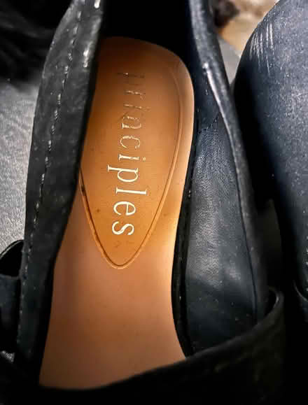 Photo of free Principles size 5/38 black suede shoes (Spondon DE21) #3