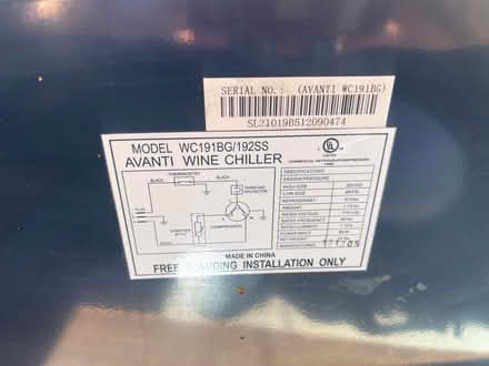 Photo of free Red Wine fridge (West San Jose) #3