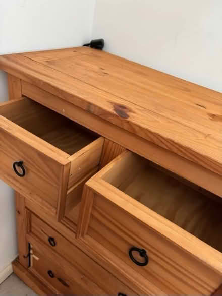 Photo of free Tall wooden drawer chest (Westoning , MK45 5FA) #3