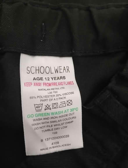 Photo of free School uniform black trousers (Edgbaston B16) #3