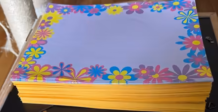 Photo of free Yellow/gold printer paper (Lexington center) #1