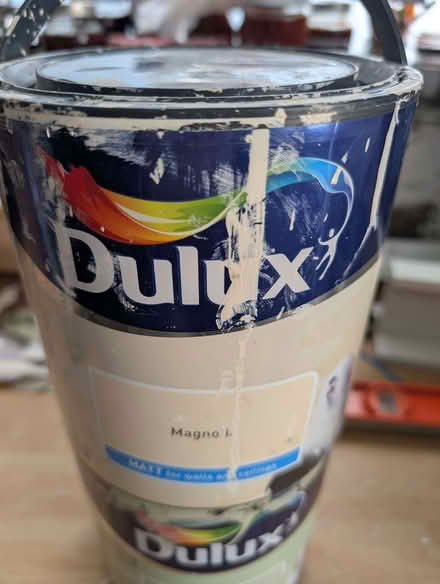 Photo of free Dulux magnolia (Matt) 2/3rds of tin (Kidlington OX5) #1