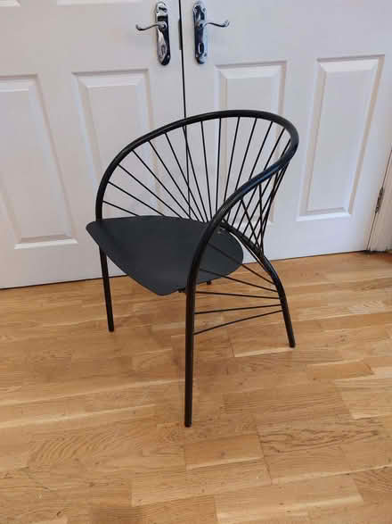 Photo of free Chair metal black (Marylebone W1G) #1