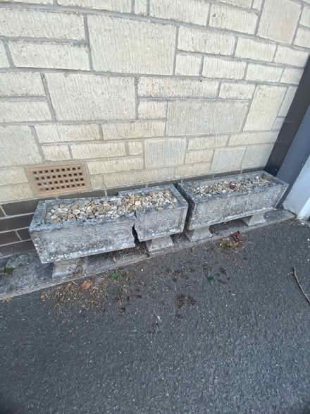 Photo of free Two concrete pots (Midsomer norton BA3) #1
