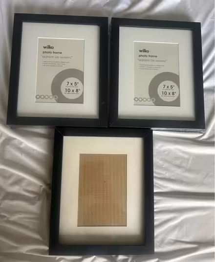 Photo of free 3 x Black Photo Frames (Willaston CH64) #1