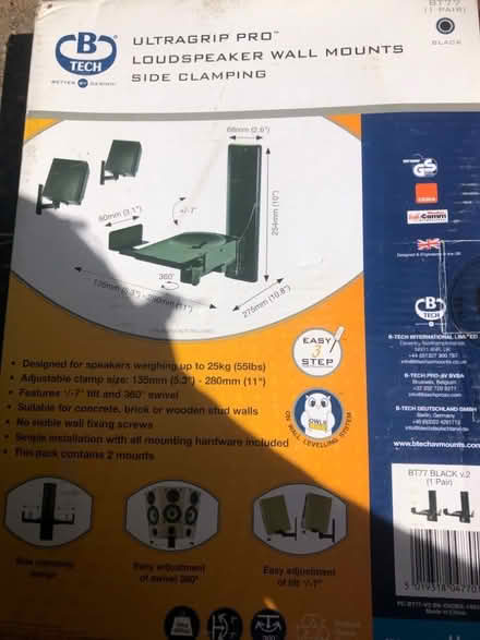 Photo of free Speaker brackets (Hardwicke Green GL2) #1