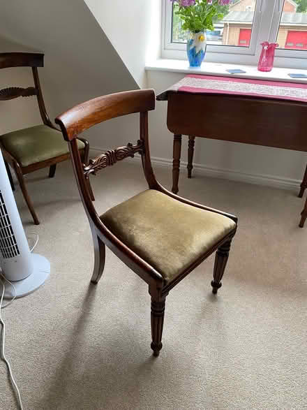 Photo of free 2 Williamsburg chairs (abingdon south) #1