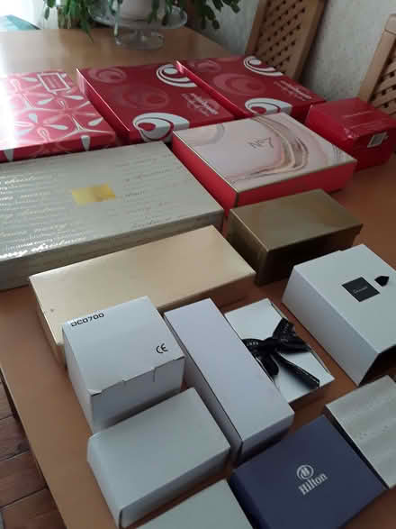 Photo of free Various size empty boxes that could be covered for gift boxe (Lemington) #1