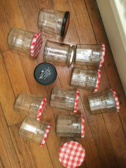 Photo of free 12 Used jam jars with lids (Summertown OX2) #1