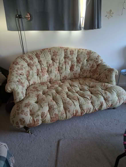 Photo of free Curve backed sofa (Llandrindod LD1) #1