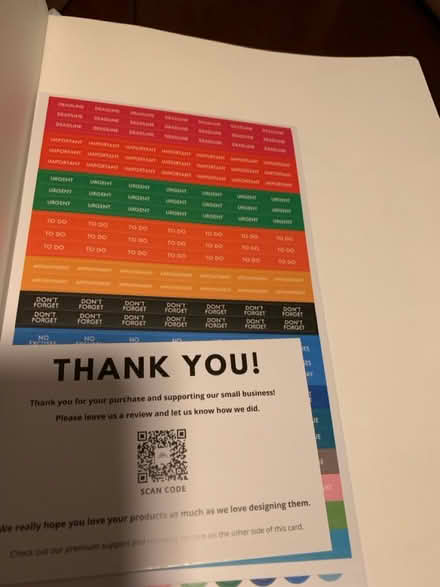 Photo of free Unused planner (Columbia Heights) #3