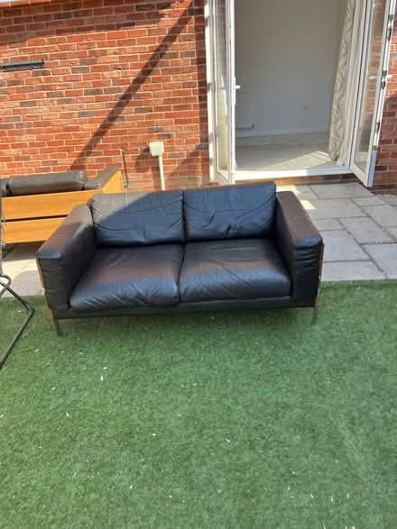 Photo of free Leather armchairs (Greenfields RH6) #2