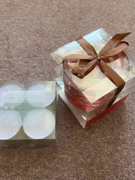 Photo of free 2 sets of scented tea lights (Parkstone, Poole. BH14.) #1