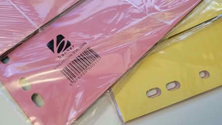 Photo of free File dividers, four packs of 10 multi coloured (Highworth SN6) #1