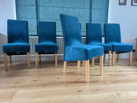 Photo of free Six dining chairs (Linton CB21) #2