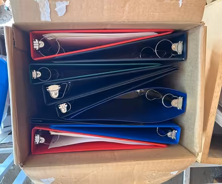 Photo of free 3-ring binders (Ellis Hollow) #1