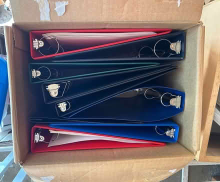 Photo of free 3-ring binders (Ellis Hollow) #1