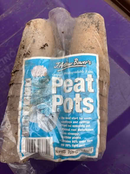 Photo of free Peat planting pots (Letchworth SG6) #1