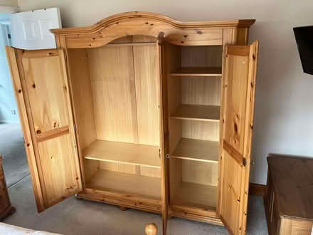 Photo of free Pine bedroom furniture (Burbage LE10) #2