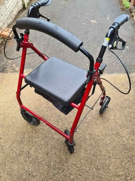 Photo of free Well used walker with seat (Hackenthorpe S12) #2