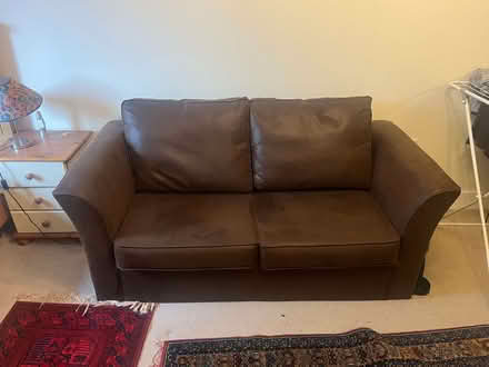 Photo of free Faux leather sofabed (Henley-on-Thames RG9) #1