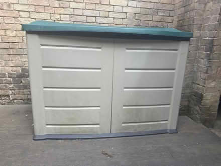 Photo of free large garden storage container (Redbourne Lincolshire DN21 4JG) #1