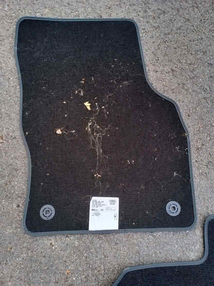 Photo of free set of 4 Audi JA2 Black Car Mats (Summertown OX2) #3