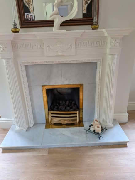 Photo of free Marble and plaster fire surround (Bolton BL1 Heaton) #1