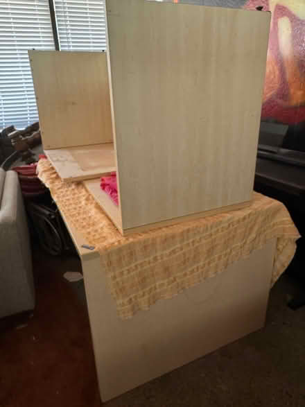 Photo of free Contemporary desk with hutch (240 Channing Way) #1