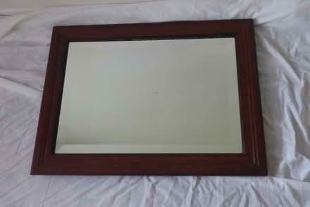Photo of free Oak framed mirror (Highworth SN6) #1