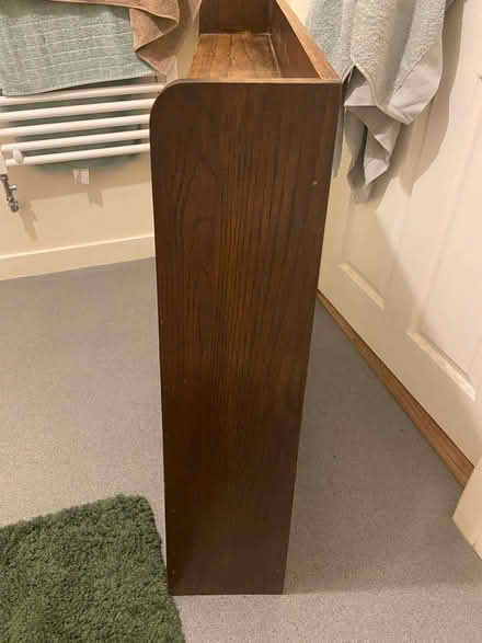 Photo of free Dark wood 4-shelf unit (no back) (Penrith CA11) #3