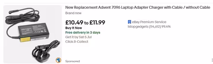 Photo of free Advent Tacto Purple W10 Notebook (B90 shirley) #4
