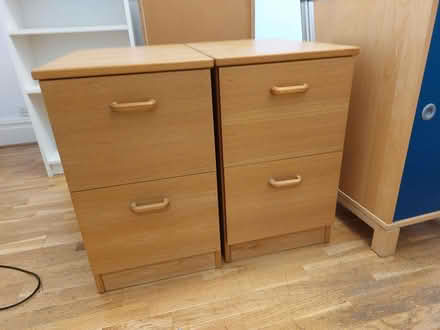 Photo of free File cabinet, two-drawer (Marylebone W1G) #1