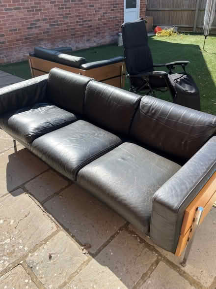 Photo of free Leather armchairs (Greenfields RH6) #4
