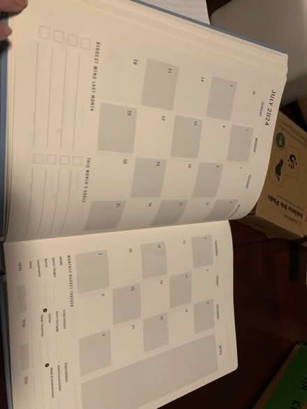 Photo of free Unused planner (Columbia Heights) #4