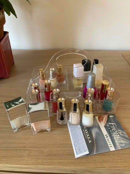 Photo of free Nail polish set with holder tray (Mile Oak BN41) #1