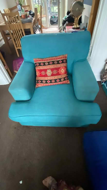 Photo of free 3 Seater Sofa 1 Arm Chair 1 Tub (Salford M6 8LT) #1