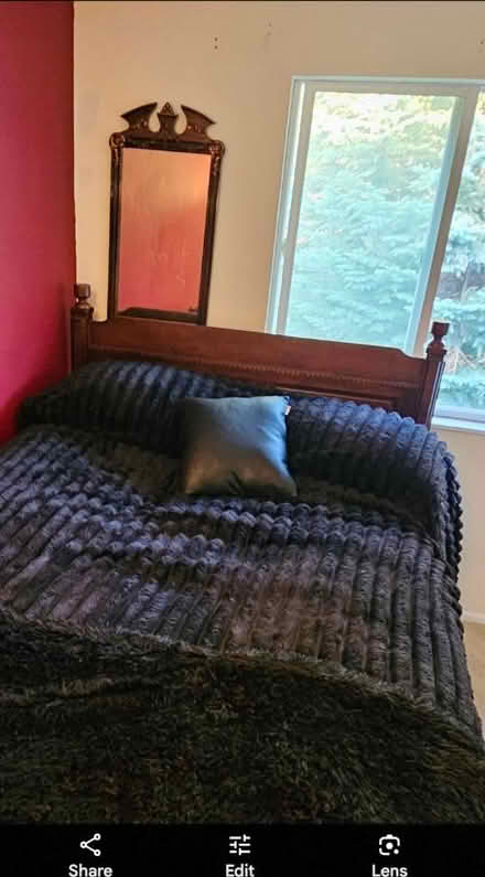 Photo of free Full size bed frame (Westminster) #1