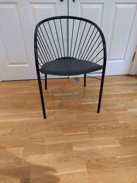 Photo of free Chair metal black (Marylebone W1G) #2