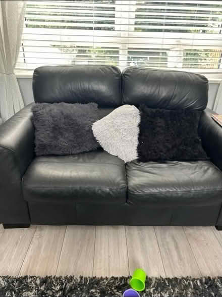 Photo of free 2 x leather sofas (S6) #2